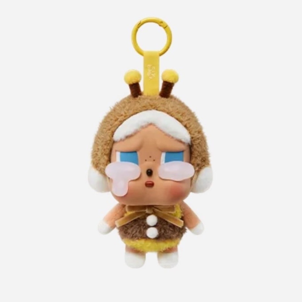 POP MART CRYBABY Crying Again - Vinyl Face Plush - I’ll Bring You A Flower